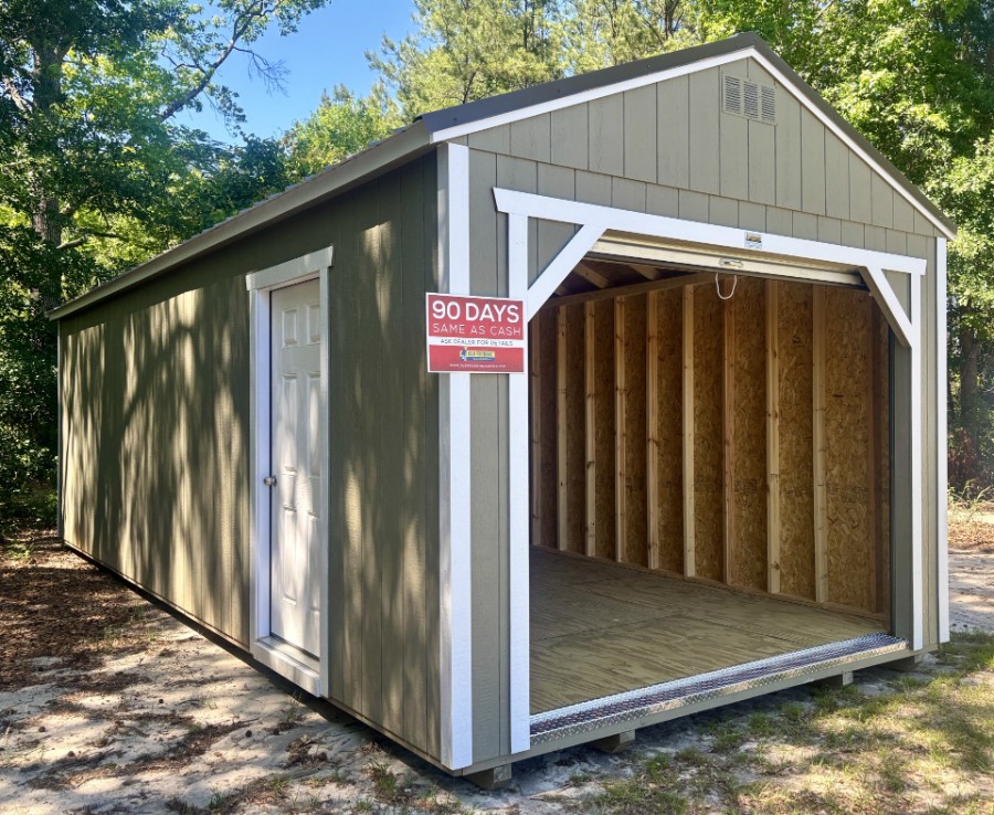 12x28 Utility 9' Garage